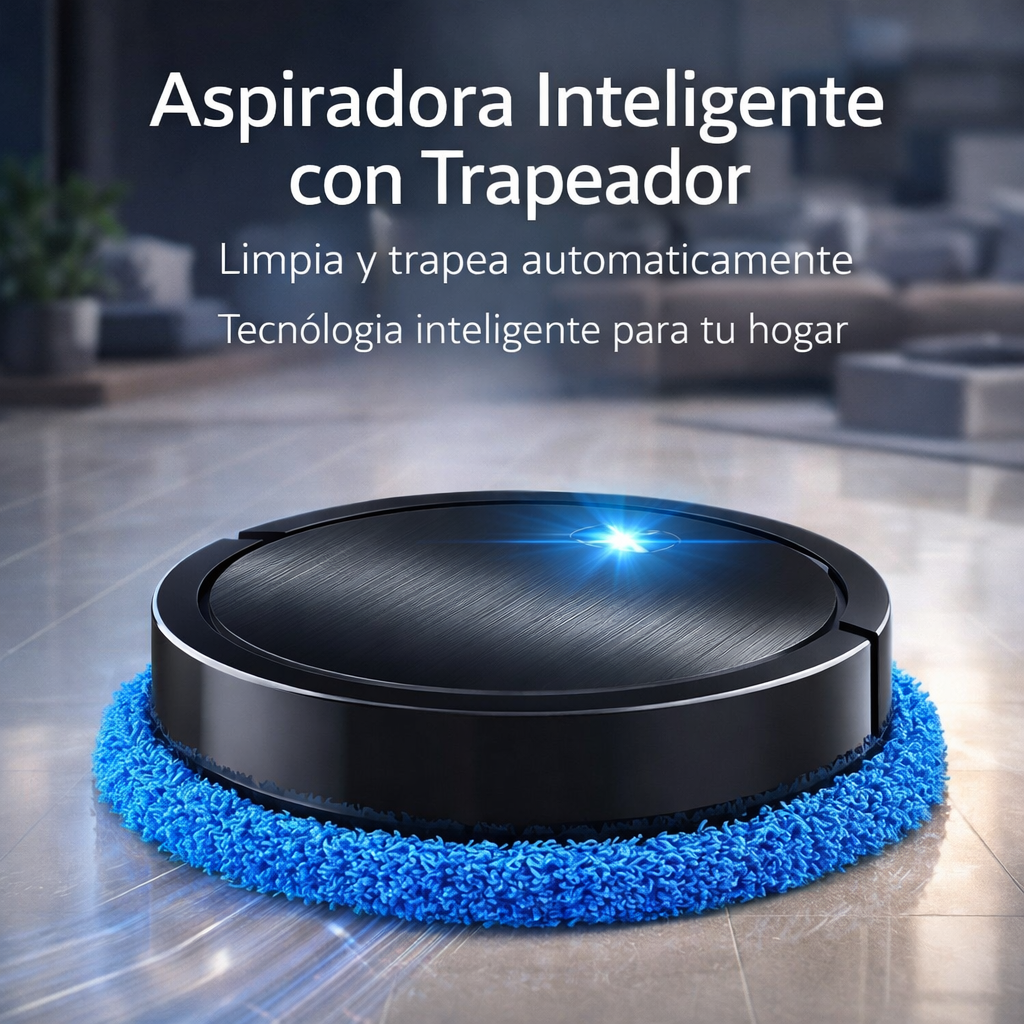 ASPIRADORA INTELIGENTE CON TRAPEADOR XM12